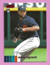 2020 Topps Stadium Club Red #65 Dario Agrazal RC Detroit Tigers
