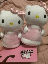hello kitty slippers size L 9-10 brand new pink and white