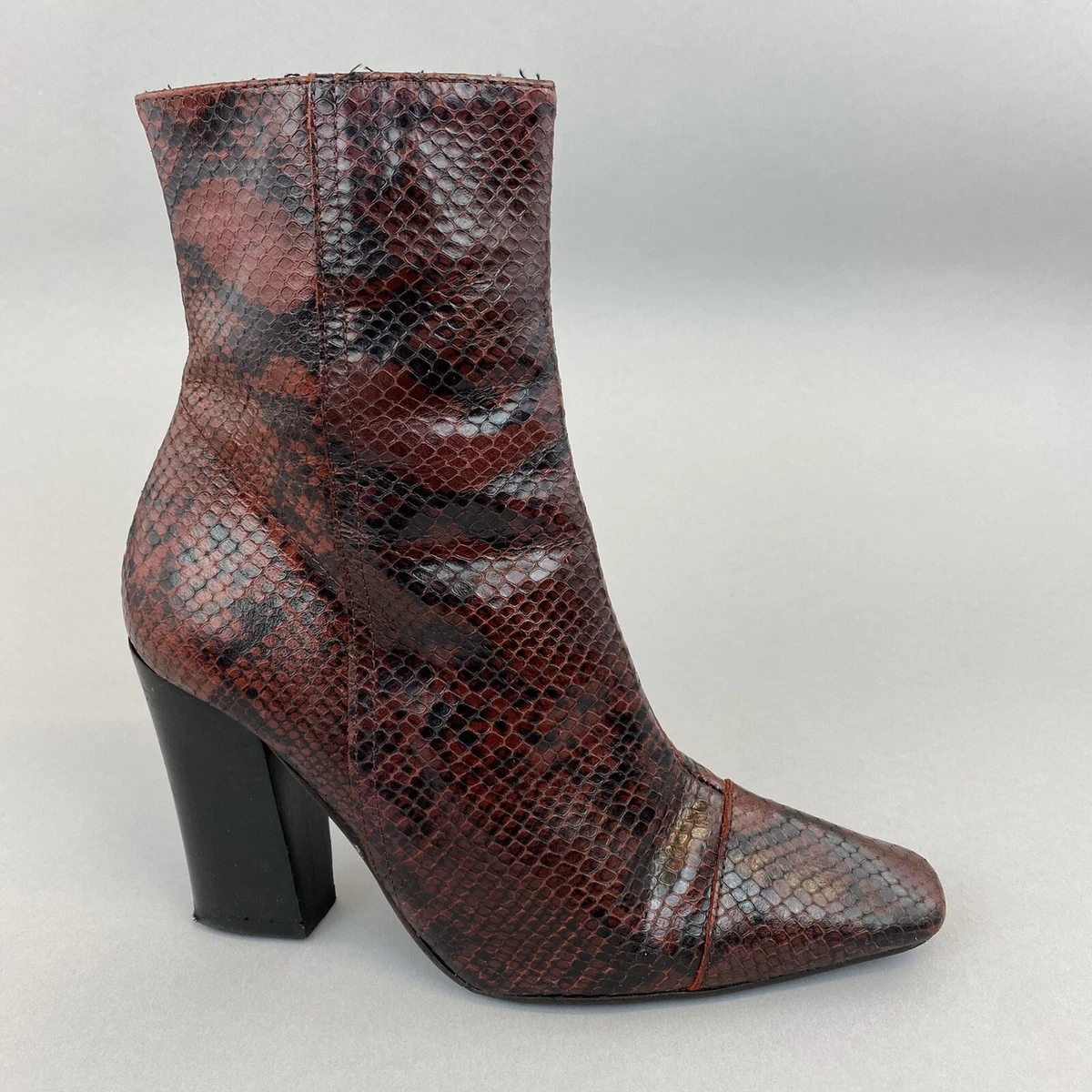 River island red shop ankle boots