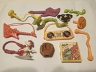 Large Lot of Vintage TMNT Figure Accessories