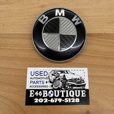 1999-2005 Bmw 325i 328i 330i 335i E46 Front Hood Emblem Logo Carbon Fiber Look 1999-2005 Bmw 325i 328i 330i 335i E46 Front Hood Emblem Logo Carbon Fiber Look