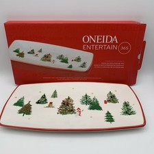 NIB Oneida 365 Merry & Bright Christmas Porce...