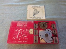 VTG Craftsman Bench & Radial Saw Molding Set No. S435 Made In USA