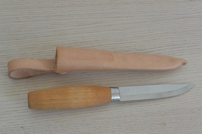 Mora Classic Original Number 1 - Laminated Carbon Steel Blade - Leather Sheath