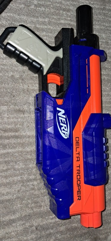 nerf delta trooper blue (no attachments) (no magazine)