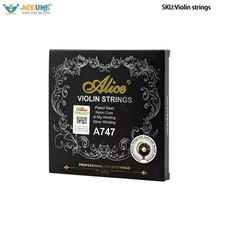  Alice Violin String A747, Performance Level Exam, Nylon String Set