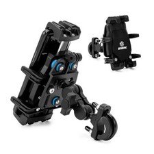 Motorcycle Phone Mount - Anti-Shake Phone Holder with Heavy-duty Upgraded