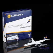 1/400 Lufthansa Airbus A340-600 D-AIHZ Diecast Alloy Aircraft Model Collectible