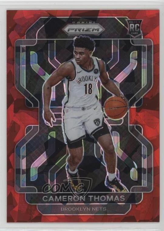 2021-22 Panini Prizm Red Ice Prizm Cameron Thomas #297 c8r