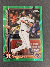 2025 Topps Chrome Update Series - Victor Caratini #USC57 Green Lava /99