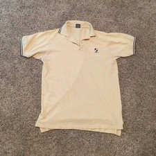 Mens 90s Vintage Made in USA Polo Ralph Lauren Shield Logo Polo Shirt size XL