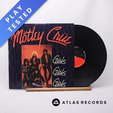 Mötley Crüe Girls Girls Girls 12" Single Vinyl Record EKR 59T Elektra - EX/EX