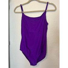 Suffolk Leotard Womens Large Purple Camisole Low Back Dance Ballet Tactel USA