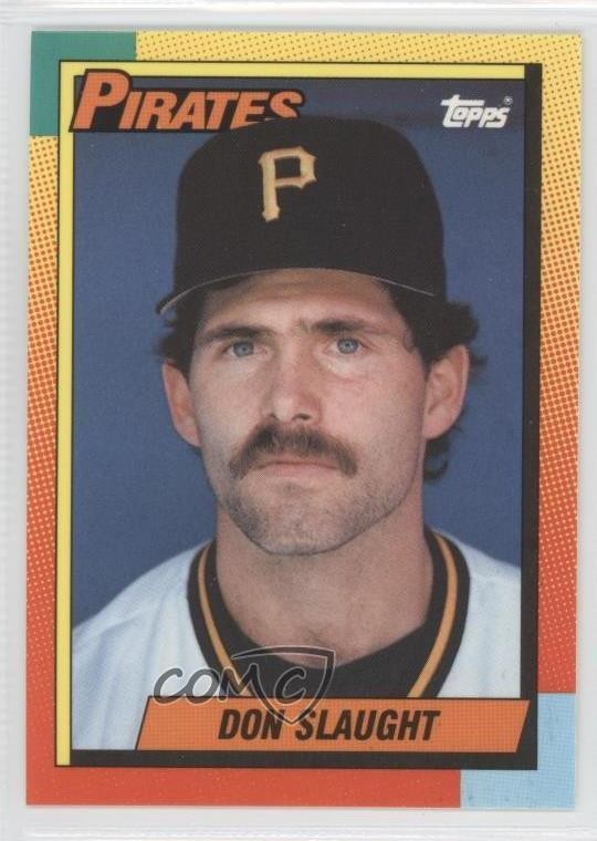 1990 Topps Traded Box Set Collector's Edition (Tiffany) Don Slaught #116T fm0