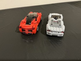 LEGO Speed Champions 75910 Porsche 918 Spyder and 75899 Ferrari 