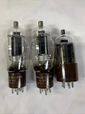 3 Type 807  Vacuum Tubes  2 GE Gl807 1 Sylvania 807w Beam Amplifier