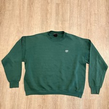 Vintage Olympics Sweatshirt Mens X-Large Green Crewneck Made in USA JC Penney LA