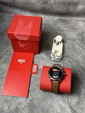 Diesel On Full Guard 2.5 Smartwatch Brown Leather Strap -