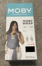 Moby Classic Baby Wrap Carrier Soft  Breathable,Hands-Free Brand New 8lb - 33lb