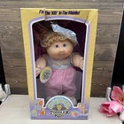 Vintage 1987 Cabbage Patch Toddler Kids Girl Blonde Hair Blue Eyes
