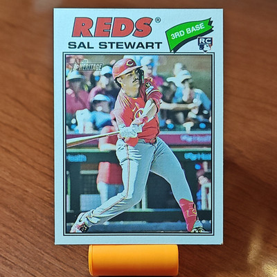 Topps 2026 Heritage Sal Stewart RC #221 Cincinnati Reds Baseball