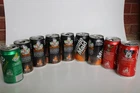 Vintage Coca Cola, Sprite, Minute Maid Walt Disney World Tin Collector Cans