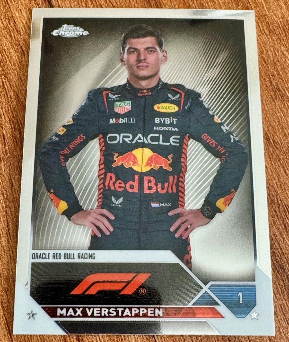 2023 Topps Chrome Formula 1 Max Verstappen #1 Drivers Portrait