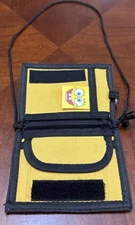 SpongeBob SquarePants Schwammkopf 2006 Rare comic Promo Yellow Hanging ID Wallet