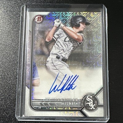 2022 Bowman Mojo Mega Box Auto Wes Kath #BCMA-WK