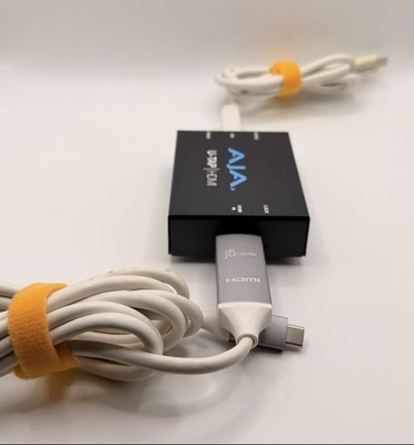 AJA U-TAP-HDMI Video Capture Device HDMI to USB-C External 2-Port