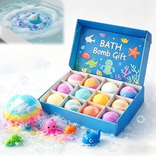 2026 New Bath Bombs for Kids with Surprise Inside, 12 Pack Kids Bath Bombs with