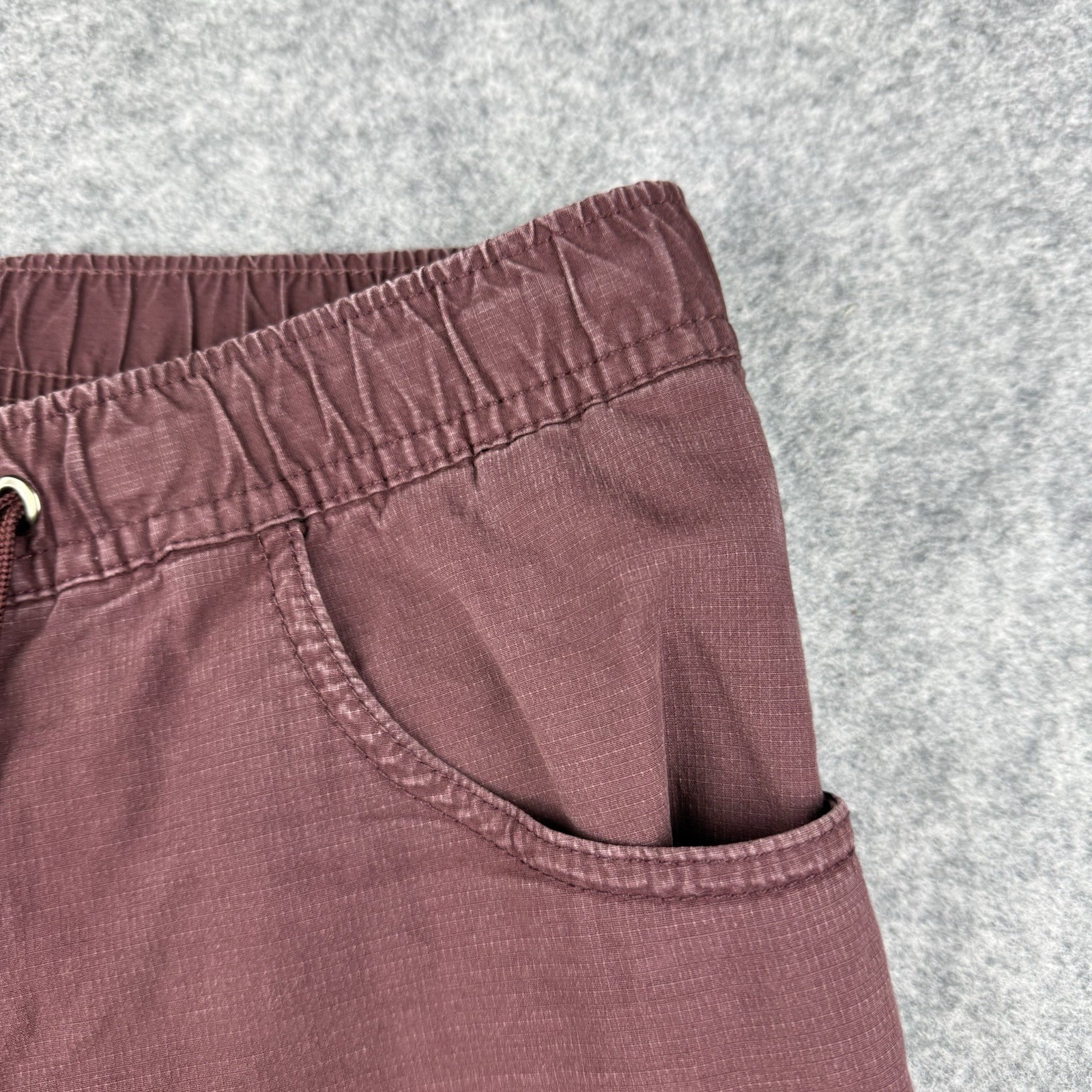 BYLT Weekender Red Maroon Drawstring Elastic Carg… - image 5