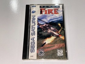 4 Sega Saturn Games (Black Fire,Solar Eclipse,StarFighter,Thunder Strike) Lot 16