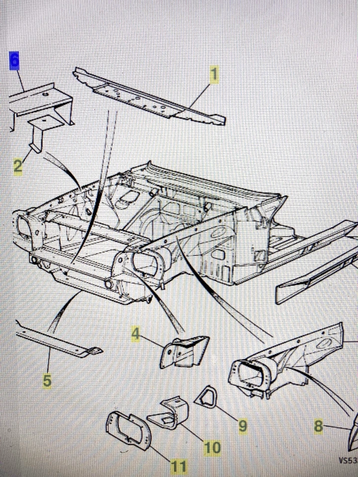 RARE Front Structural Cross-Member for all 1982-1996 Jaguar XJS Models - NEW ! - Image 2 of 2