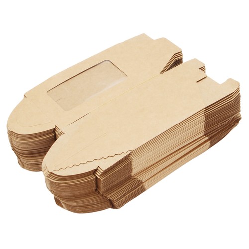 Kraftpapier Cupcake Box-50 Packs Einzelbrotbox, Fenstereinsatz und , G9260 - Bild 4 von 9