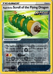 Rapid Strike Scroll of the Flying Dragon 153/203 Evolving Skies Reverse Holo