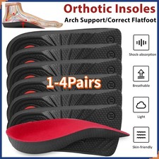 Orthotic Shoe Insoles Inserts Flat Feet High Arch Support Plantar Fasciitis