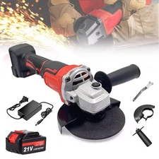 Cordless Angle Grinder Kit 11000RPM Power Tool Sander With 1 Battery & Charger