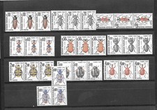 FRANCE neufs taxes n° 103 à 112 N++ X 3 (1982-83) LES DERNIERS ! INSECTES