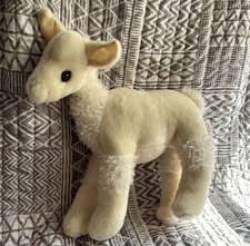 Fiesta Llama Plush Toy 12.5" Alpaca Stuffed Animal Realistic Poseable