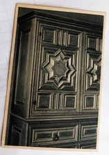 Vtg 1930? Germany handcrafts or crafts advertising card for a book, cabinet