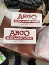 2 Pack ARGO Gloss Laundry Starch 16oz Ea. Expired 2015