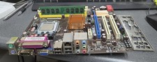 Asus P5KPL-AM LGA775 Motherboard with Intel E5300 CPU, 2GB Memory I/O Plate