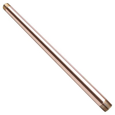 1/2'' Mnpt X 3 Ft. Tbe Red Brass Pipe Sch 40, 463-360