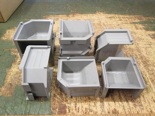 8 Stapel Kasten 82x50x86mm GB S08 ABS Grau Bosch Neuwertig9