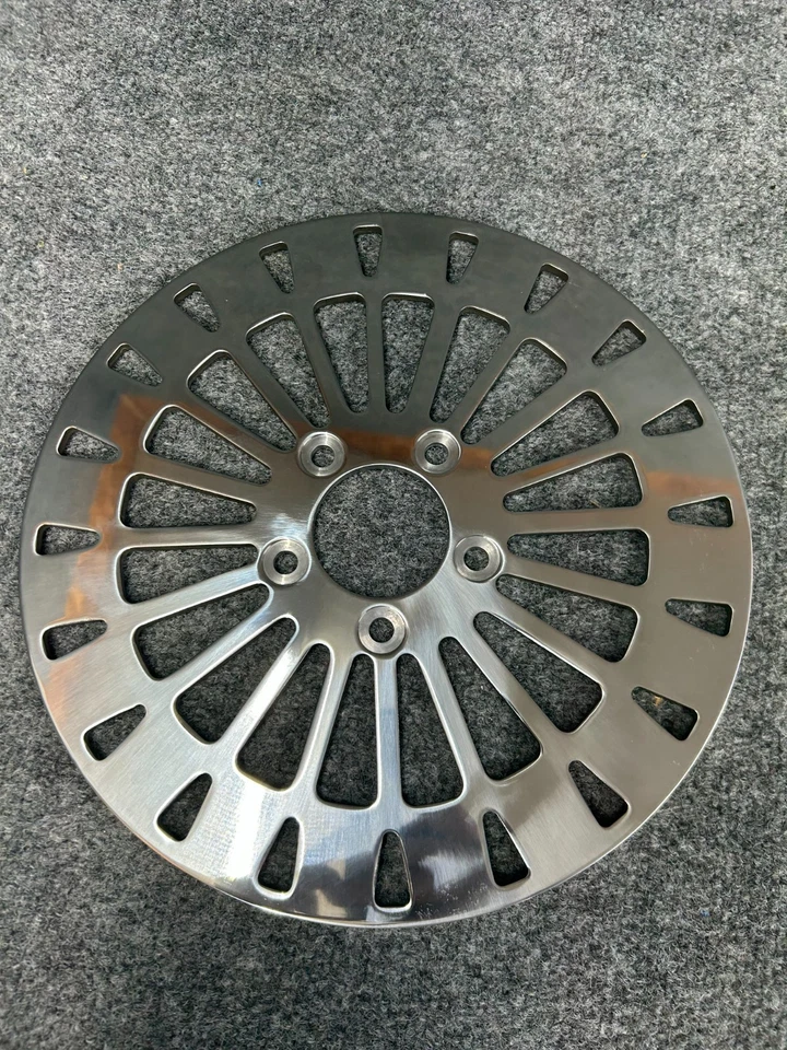 Rotor de freno pulido Kalssic Drag Specialties para Harley-Davidson 08-15 Touring Foto 2 de 3