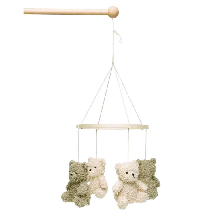 Jollein Baby-Mobile Teddy Bear - Olive Green/Naturel