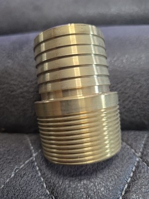 Water Source 1-1/2 in. Brass Male Insert Adapter Proplumber