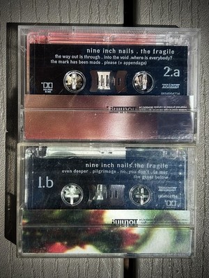 NIN Nine Inch Nails Cassette The Fragile RARE 2 Tape Set Rock