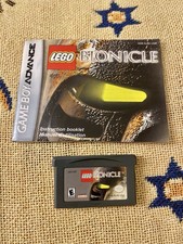 LEGO Bionicle (Nintendo Game Boy Advance, 2001) W/ Manual — Tested